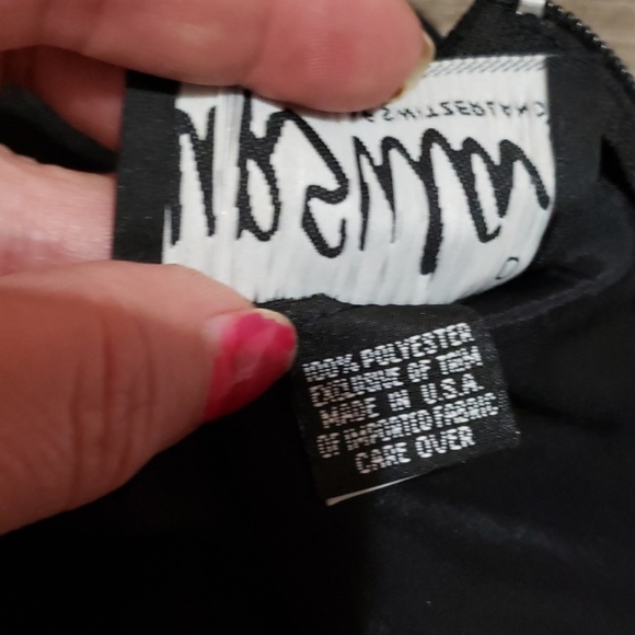 Ursula of Switzerland black dress sz 10 - Picture 8 of 8